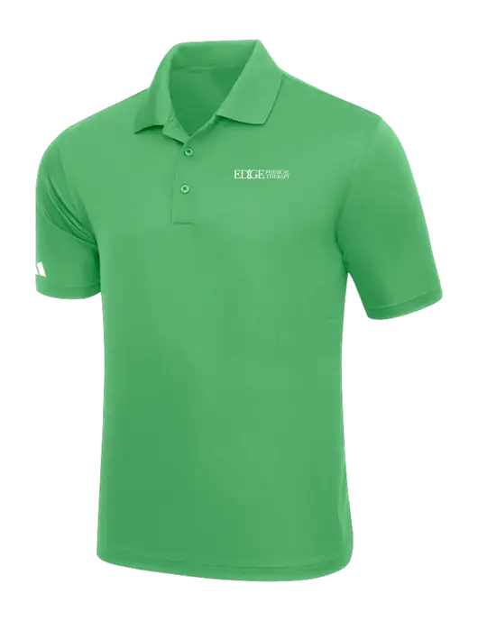Adidas Kelly Green Basic Sport Polo w/Edge Physical Therapy Logo