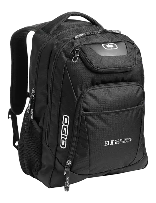OGIO Black/Silver Excelsior Laptop Backpack w/Edge Physical Therapy Logo