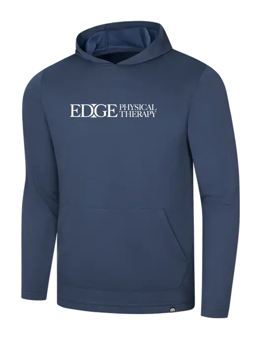 TravisMathew Navy Coveside Hoodie w/Edge Physical Therapy Logo