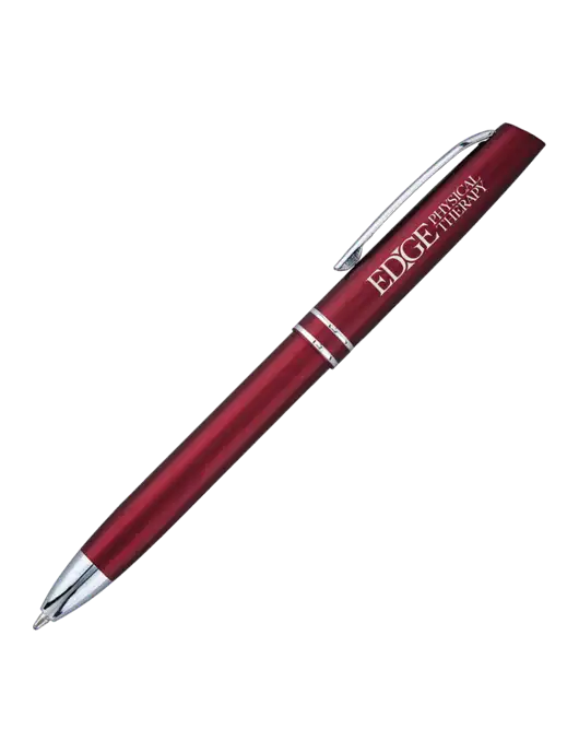 Maroon Anguilla Black Ink Pen w/Edge Physical Therapy Logo