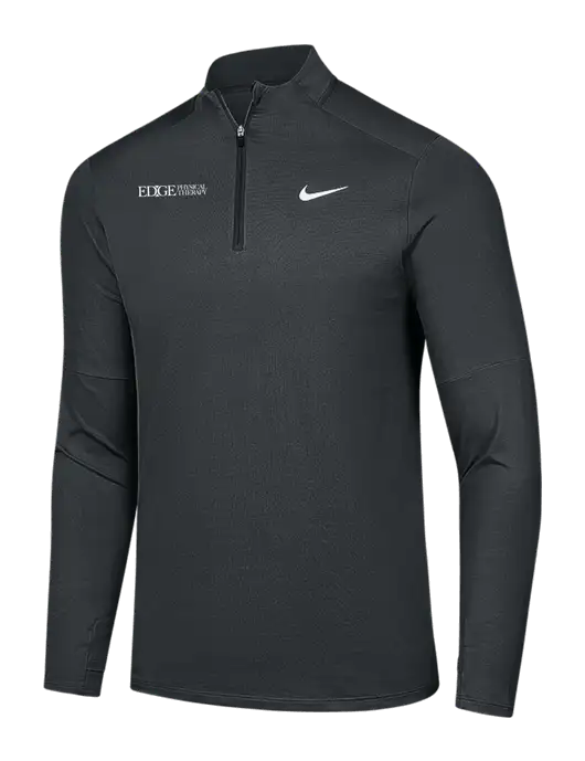 Nike Dark Grey Dri-FIT Element 1/2-Zip Pullover w/Edge Physical Therapy Logo