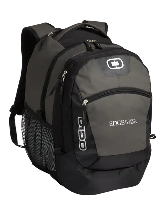 OGIO Grey Rogue Pack
 w/Edge Physical Therapy Logo