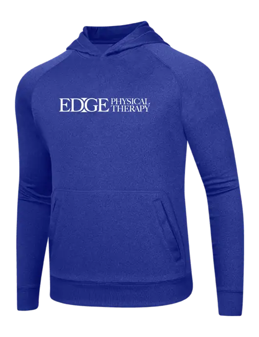Tech True Royal Fleece Hooded Sweatshirt w/Edge Physical Therapy Logo