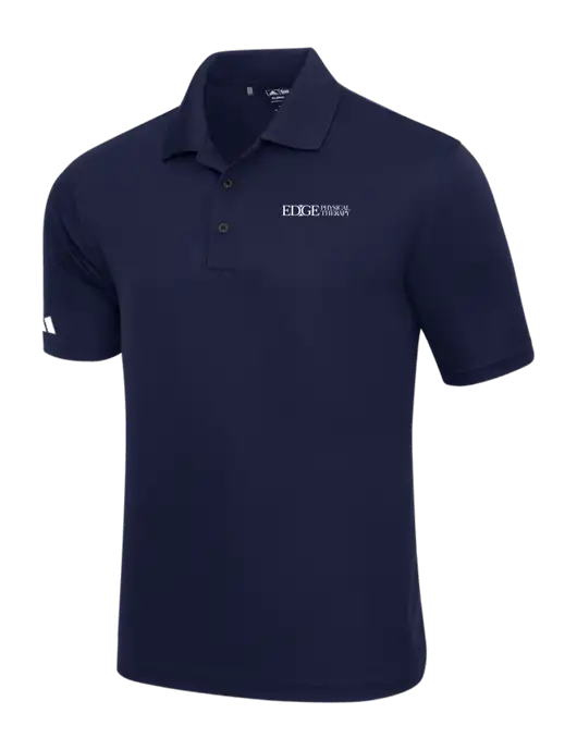 Adidas Navy Basic Sport Polo w/Edge Physical Therapy Logo