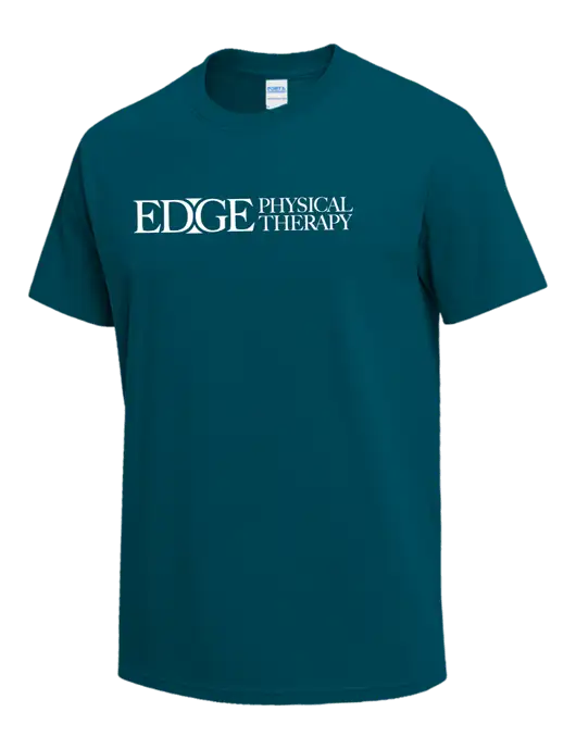 Dark Sapphire Heavyweight 6.1 oz T-Shirt w/Edge Physical Therapy Logo