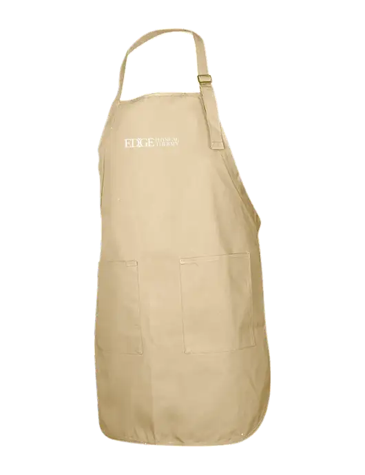 Full-Length Stone Apron With Pockets w/Edge Physical Therapy Logo