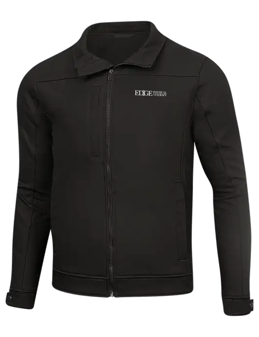 Cornerstone Black Duck Bonded Soft Shell Jacket w/Edge Physical Therapy Logo