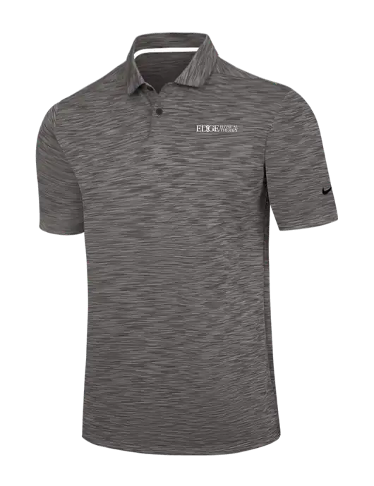 Nike Dark Grey Dri-FIT Vapor Space Dyed Polo w/Edge Physical Therapy Logo