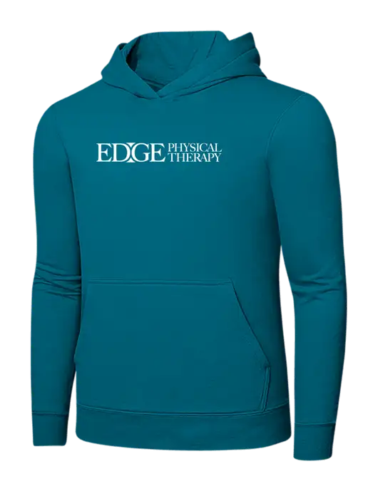Dark Teal 7.8 oz Ring Spun Hooded Sweatshirt w/Edge Physical Therapy Logo