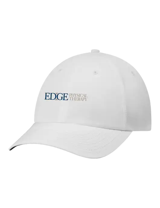 Richardson Relaxed Performance Lite White Cap w/Edge Physical Therapy Logo