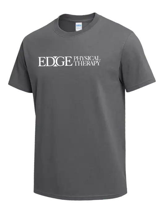 Medium Grey Heavyweight 6.1 oz T-Shirt w/Edge Physical Therapy Logo