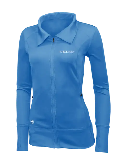 OGIO Royal Blue Womens Endurance Fulcrum Full-Zip w/Edge Physical Therapy Logo