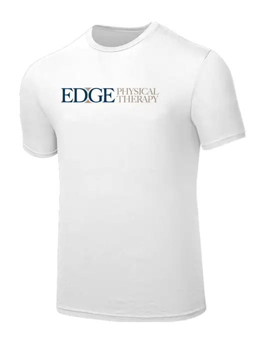 Seriously Soft White T-Shirt w/Edge Physical Therapy Logo