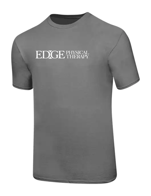 Ring Spun Medium Grey 4.5 oz T-Shirt w/Edge Physical Therapy Logo