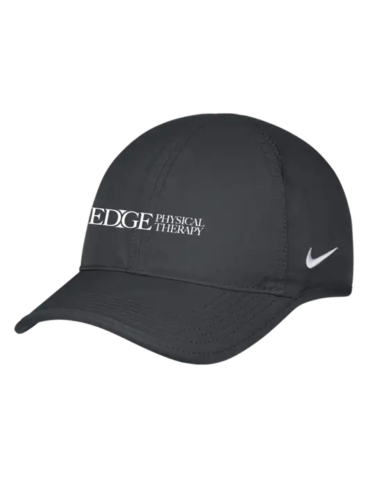 Nike Charcoal Featherlight Cap w/Edge Physical Therapy Logo