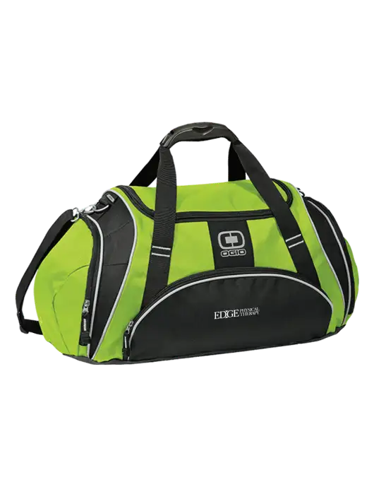 OGIO Lime Green Crunch Duffel
 w/Edge Physical Therapy Logo