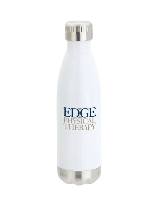 City Go White 17 oz Insulated Bottle w/Edge Physical Therapy Logo