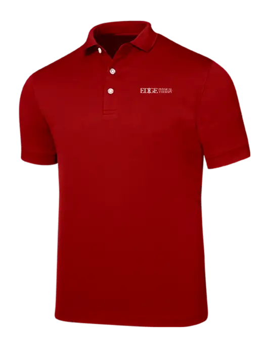 Callaway Ottoman Red Polo w/Edge Physical Therapy Logo