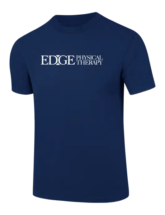 Comfort Colors 6.1 oz Dark Navy Heavyweight Ring Spun T-Shirt w/Edge Physical Therapy Logo