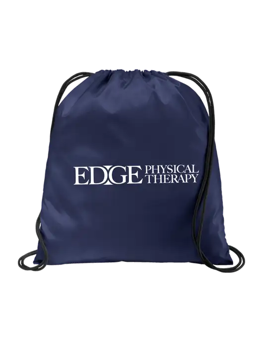 Drawstring  True Navy Cinch Pack w/Edge Physical Therapy Logo
