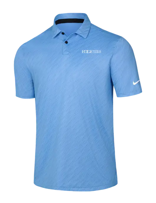 Nike Light Blue Vapor Dash Polo w/Edge Physical Therapy Logo