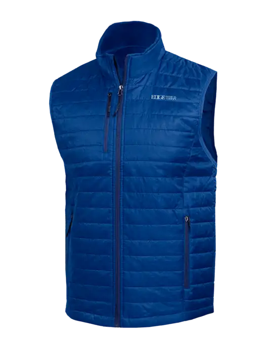 Packable Royal Puffy Vest w/Edge Physical Therapy Logo