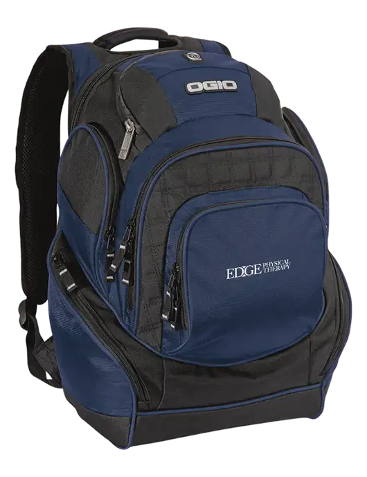 OGIO Navy Mastermind Pack w/Edge Physical Therapy Logo