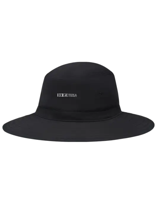 Black Booney Sun Hat w/Edge Physical Therapy Logo