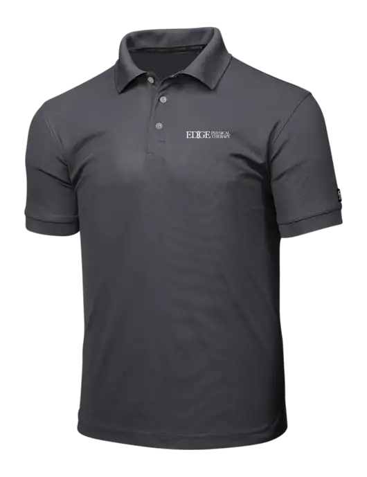 OGIO Charcoal Grey Caliber 2.0 Polo w/Edge Physical Therapy Logo