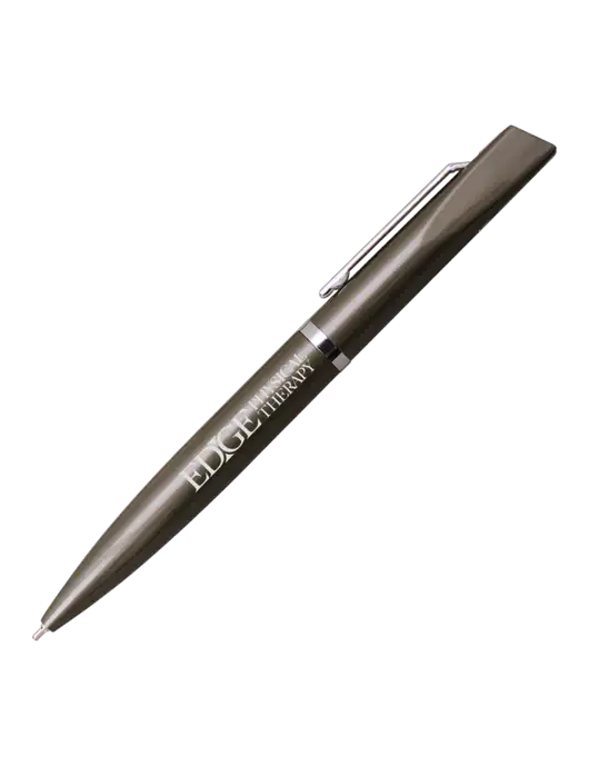 Santos Gunmetal Pen - Black Ink w/Edge Physical Therapy Logo