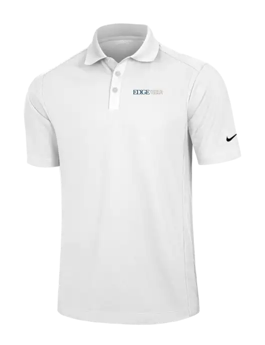Nike White Dri-FIT Classic Polo w/Edge Physical Therapy Logo