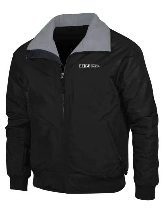 Black/Grey Classic Challenger Jacket w/Edge Physical Therapy Logo