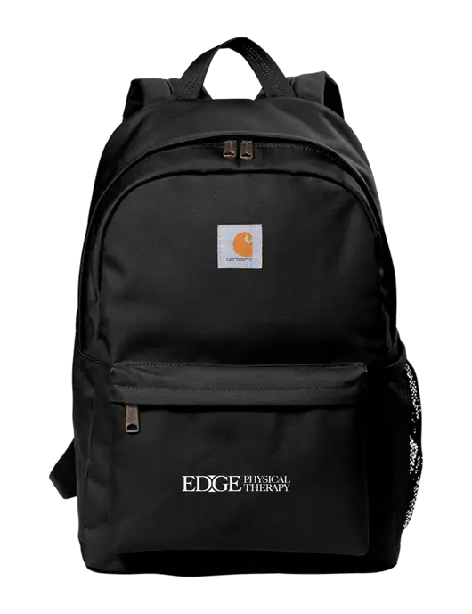Carhartt Black Canvas Backpack w/Edge Physical Therapy Logo
