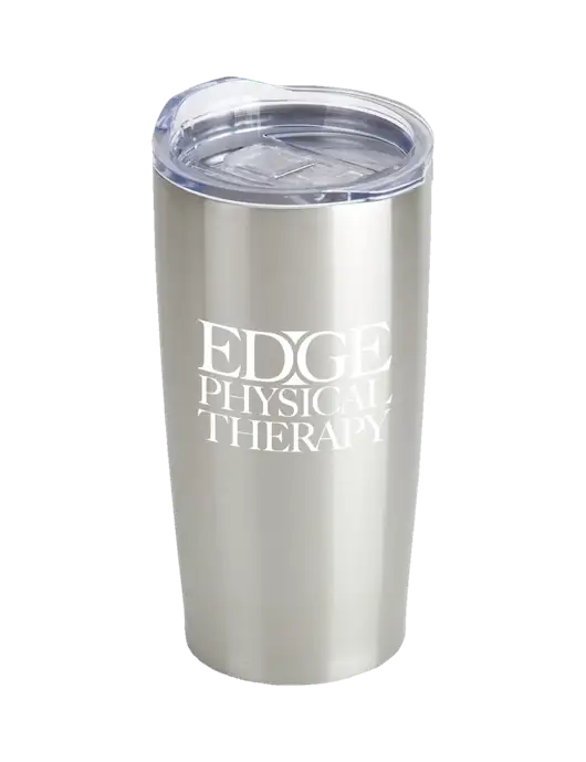 Society Silver 20 oz Insulated Tumbler w/Edge Physical Therapy Logo