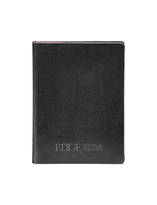 Fabrizio Black Rfid Passport Holder w/Edge Physical Therapy Logo
