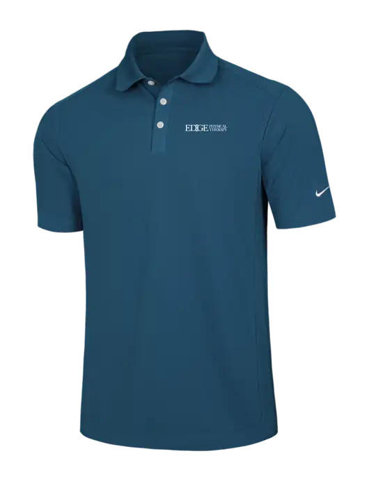 Nike Light Navy Dri-FIT Classic Polo w/Edge Physical Therapy Logo
