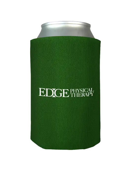 Kelly Green Foam Coolie w/Edge Physical Therapy Logo