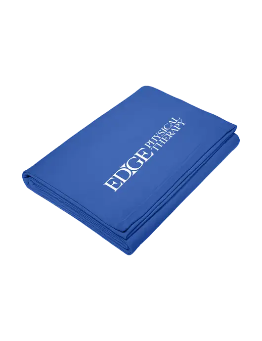 Core Royal Fleece Sweatshirt Blanket w/Edge Physical Therapy Logo