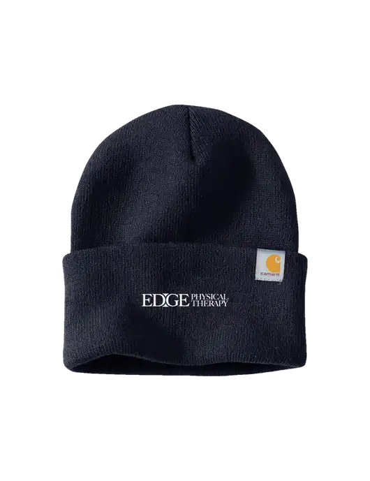 Carhartt Navy Watch Cap 2.0 w/Edge Physical Therapy Logo