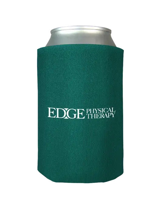 Teal Foam Coolie w/Edge Physical Therapy Logo