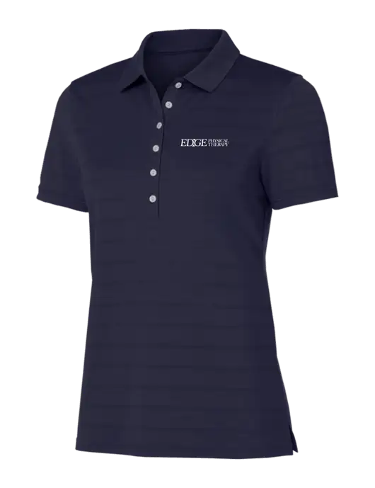 Callaway Womens Navy Ventilated Polo w/Edge Physical Therapy Logo