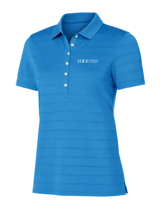 Callaway Womens Royal Blue Ventilated Polo w/Edge Physical Therapy Logo