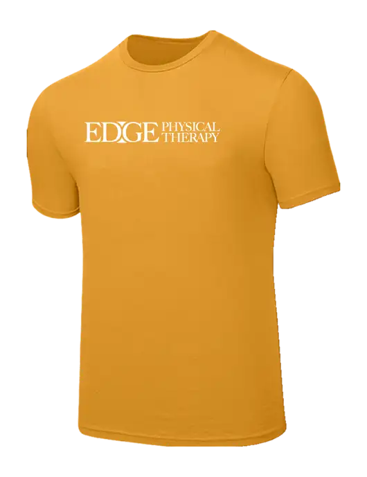 Seriously Soft Yellow Gold T-Shirt w/Edge Physical Therapy Logo