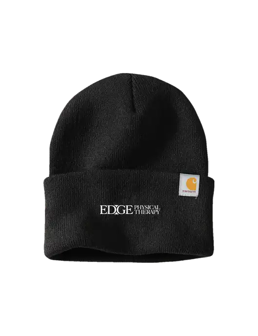 Carhartt Black Watch Cap 2.0 w/Edge Physical Therapy Logo