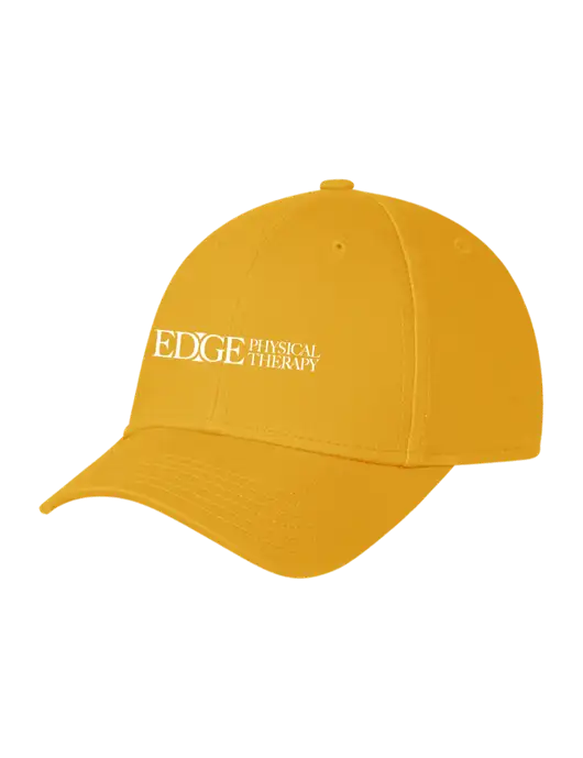 Yellow Gold Structured Cap Hook & Loop w/Edge Physical Therapy Logo