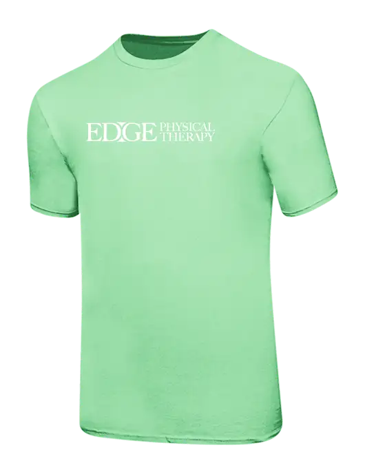 Ring Spun Light Green 4.5 oz T-Shirt w/Edge Physical Therapy Logo