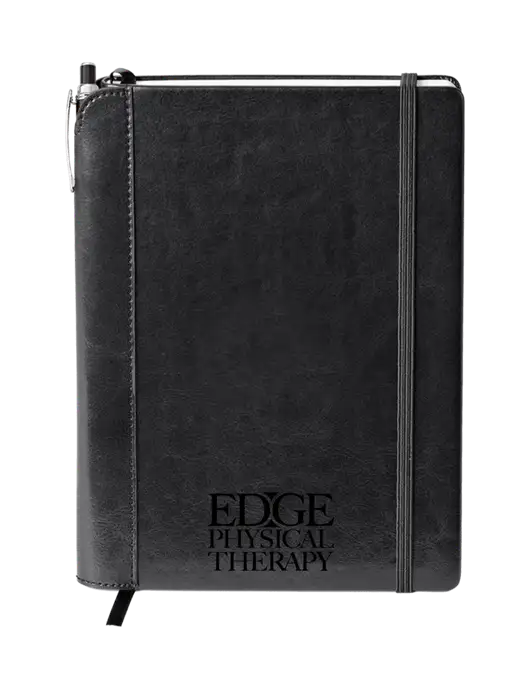 Fabrizio Black Journal 6.375 x 8.375 Combo w/Edge Physical Therapy Logo