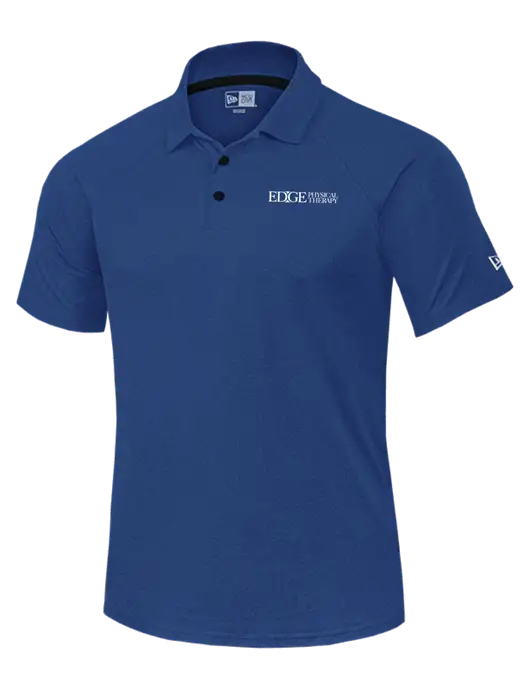 New Era Royal Heather Power Polo w/Edge Physical Therapy Logo