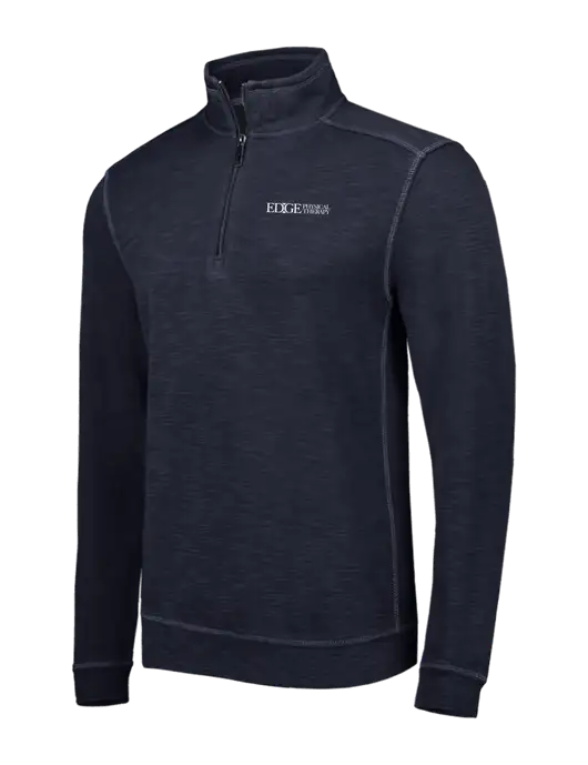 Tommy Bahama Navy Tobago Bay 1/2 Zip w/Edge Physical Therapy Logo