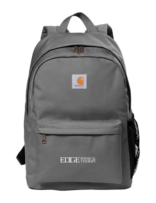 Carhartt Grey Canvas Backpack w/Edge Physical Therapy Logo